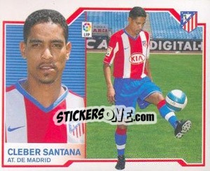 Cromo Cléber Santana - Liga Spagnola 2007-2008 - Colecciones ESTE