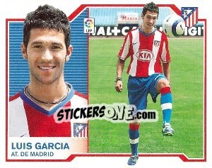 Sticker Luis García - Liga Spagnola 2007-2008 - Colecciones ESTE