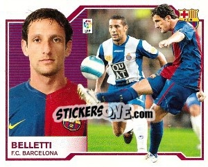 Sticker Belletti - Liga Spagnola 2007-2008 n. 95 - Colecciones ESTE