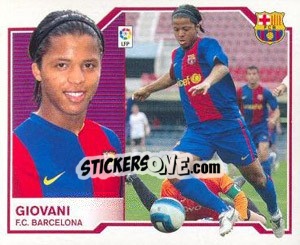 Sticker Giovani Dos Santos - Liga Spagnola 2007-2008 n. 108 - Colecciones ESTE