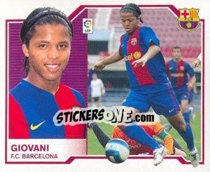 Figurina Giovani Dos Santos - Liga Spagnola 2007-2008 - Colecciones ESTE