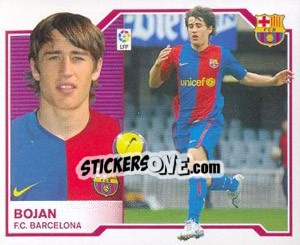 Figurina Bojan Krkic - Liga Spagnola 2007-2008 - Colecciones ESTE