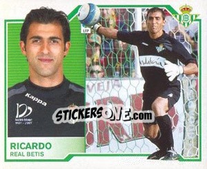 Sticker Ricardo - Liga Spagnola 2007-2008 n. 123 - Colecciones ESTE