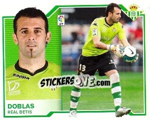 Cromo Doblas - Liga Spagnola 2007-2008 n. 124 - Colecciones ESTE