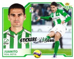 Cromo Juanito - Liga Spagnola 2007-2008 - Colecciones ESTE