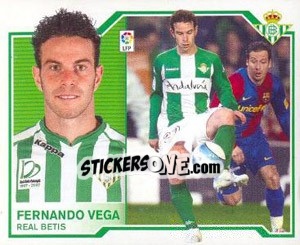 Sticker Fernando Vega - Liga Spagnola 2007-2008 - Colecciones ESTE