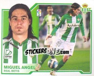 Cromo Miguel Ángel - Liga Spagnola 2007-2008 - Colecciones ESTE