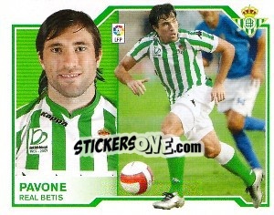 Cromo Pavone - Liga Spagnola 2007-2008 - Colecciones ESTE