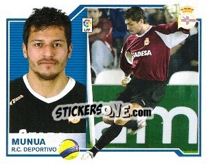 Cromo Munúa - Liga Spagnola 2007-2008 - Colecciones ESTE