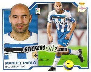 Sticker Manuel Pablo - Liga Spagnola 2007-2008 - Colecciones ESTE