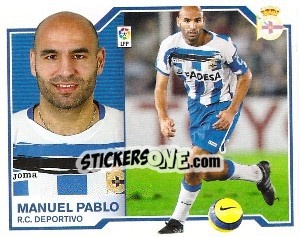 Sticker Manuel Pablo - Liga Spagnola 2007-2008 n. 155 - Colecciones ESTE