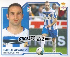 Sticker Pablo Álvarez - Liga Spagnola 2007-2008 - Colecciones ESTE