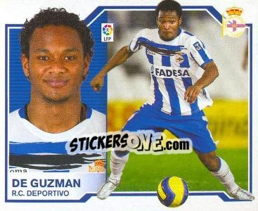 Sticker De Guzmán - Liga Spagnola 2007-2008 n. 165 - Colecciones ESTE
