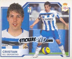 Sticker Cristian - Liga Spagnola 2007-2008 n. 167 - Colecciones ESTE