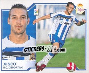 Sticker Xisco - Liga Spagnola 2007-2008 n. 171 - Colecciones ESTE