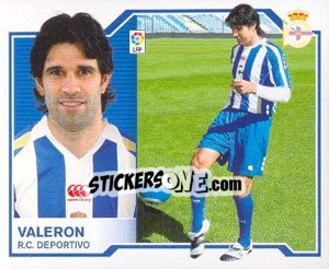 Sticker Valeron (Coloca) - Liga Spagnola 2007-2008 n. 175 - Colecciones ESTE