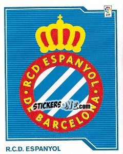 Figurina Escudo ESPANYOL - Liga Spagnola 2007-2008 - Colecciones ESTE