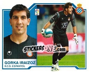 Cromo Gorka Iraizoz - Liga Spagnola 2007-2008 - Colecciones ESTE