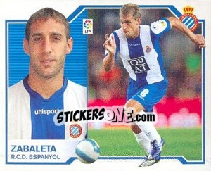Sticker Zabaleta - Liga Spagnola 2007-2008 n. 185 - Colecciones ESTE