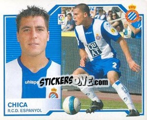 Sticker Chica - Liga Spagnola 2007-2008 n. 186 - Colecciones ESTE