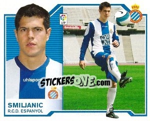 Sticker Smiljanic - Liga Spagnola 2007-2008 n. 194 - Colecciones ESTE