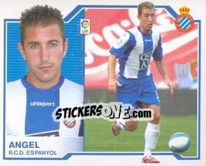 Cromo Ángel - Liga Spagnola 2007-2008 - Colecciones ESTE