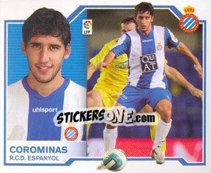 Sticker Corominas - Liga Spagnola 2007-2008 n. 201 - Colecciones ESTE