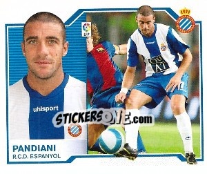 Sticker Pandiani - Liga Spagnola 2007-2008 - Colecciones ESTE