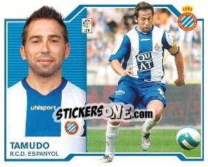 Cromo Tamudo - Liga Spagnola 2007-2008 - Colecciones ESTE