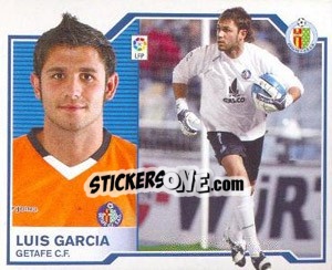 Sticker Luis García - Liga Spagnola 2007-2008 - Colecciones ESTE