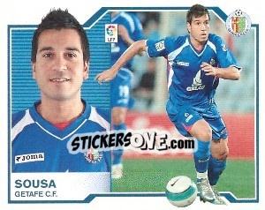 Sticker Sousa - Liga Spagnola 2007-2008 n. 225 - Colecciones ESTE