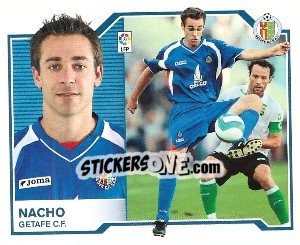 Sticker Nacho - Liga Spagnola 2007-2008 - Colecciones ESTE