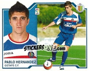 Sticker Pablo Hernández - Liga Spagnola 2007-2008 - Colecciones ESTE