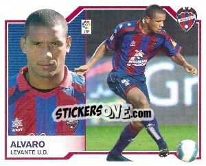 Sticker Álvaro - Liga Spagnola 2007-2008 n. 246 - Colecciones ESTE