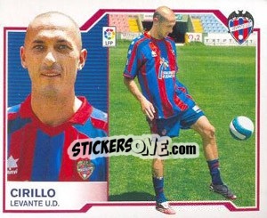 Cromo Cirillo - Liga Spagnola 2007-2008 - Colecciones ESTE