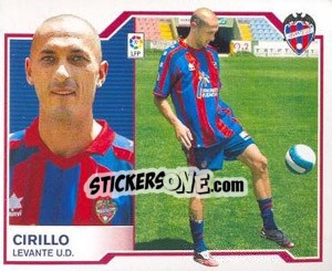 Sticker Cirillo - Liga Spagnola 2007-2008 n. 247 - Colecciones ESTE