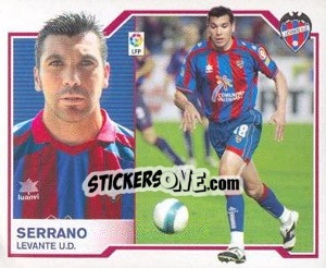 Cromo Serrano - Liga Spagnola 2007-2008 - Colecciones ESTE