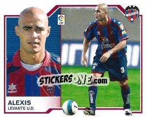 Sticker Alexis - Liga Spagnola 2007-2008 n. 250 - Colecciones ESTE