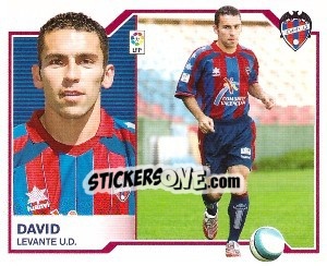 Sticker David - Liga Spagnola 2007-2008 n. 251 - Colecciones ESTE