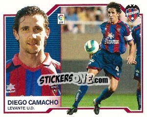 Sticker Diego Camacho - Liga Spagnola 2007-2008 - Colecciones ESTE