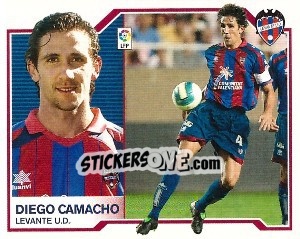Sticker Diego Camacho - Liga Spagnola 2007-2008 n. 253 - Colecciones ESTE