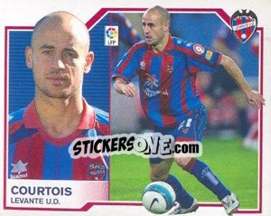 Figurina Courtois - Liga Spagnola 2007-2008 n. 255 - Colecciones ESTE
