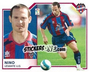 Cromo Nino - Liga Spagnola 2007-2008 - Colecciones ESTE