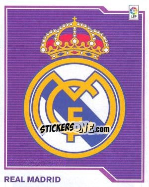 Figurina Escudo REAL MADRID - Liga Spagnola 2007-2008 - Colecciones ESTE