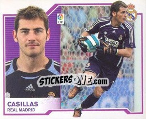 Sticker Casillas - Liga Spagnola 2007-2008 n. 273 - Colecciones ESTE