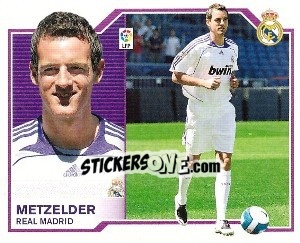 Sticker Metzelder - Liga Spagnola 2007-2008 - Colecciones ESTE