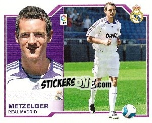 Sticker Metzelder - Liga Spagnola 2007-2008 n. 282 - Colecciones ESTE