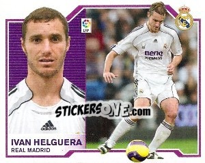 Sticker Iván Helguera - Liga Spagnola 2007-2008 n. 283 - Colecciones ESTE