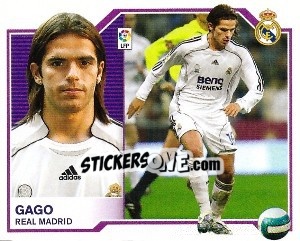 Sticker Gago - Liga Spagnola 2007-2008 n. 288 - Colecciones ESTE