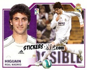 Sticker Higuaín - Liga Spagnola 2007-2008 - Colecciones ESTE